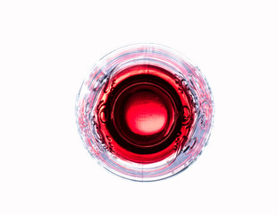 Transparencies of a glass of wine