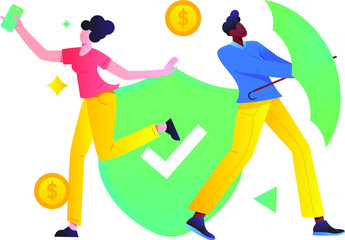 illustration of business people