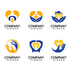 set care logo template 