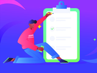 clipboard with checklist