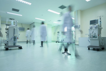 Overview of the work of hospital staff.