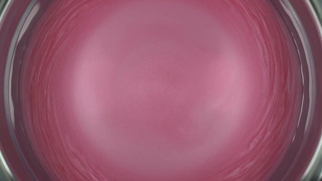 Rheoscopic fluid. Beautiful movement of particles in a liquid. Fantastic patterns and shapes. 50 fps