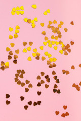 valentine background with hearts