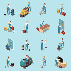 Professional Cleaning Isometric Set