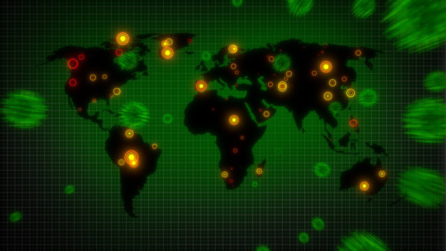 Global Pandemic - Coronavirus attacking the world