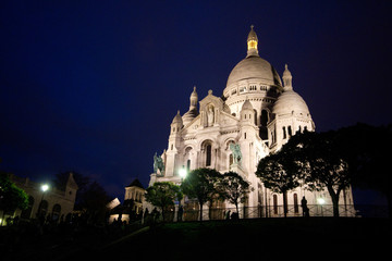 Vue autour du celebre quartier de Montmartre a Paris