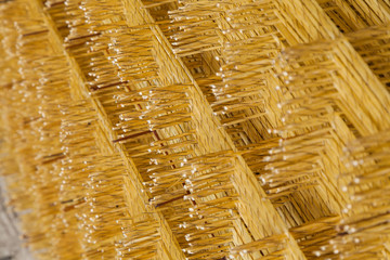 Composite Rebars. Reinforcing cage. Fiberglass reinforcement.
