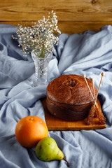 homemade bread with poppy seeds