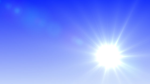 Sun with lens flare (super high resolution)