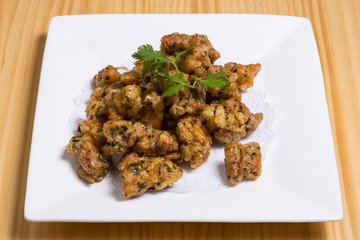 Spicy crispy fried chicken