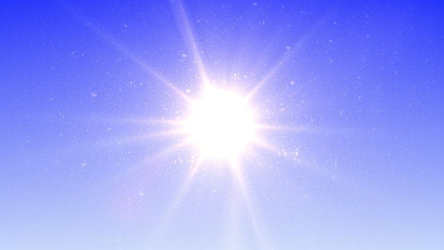 Sun with lens flare (super high resolution)