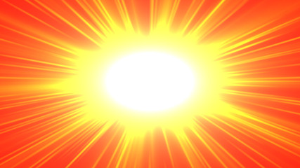 Obraz premium Sun with lens flare (super high resolution)