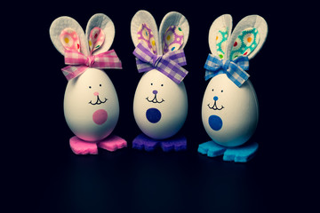 Easter eggs. Easter bunny. Easter symbolism