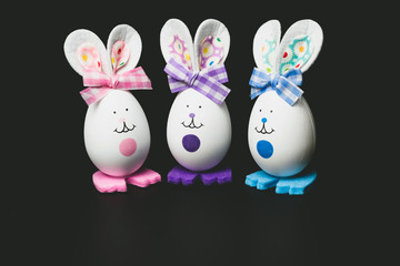 Easter eggs. Easter bunny. Easter symbolism