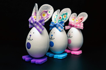 Easter eggs. Easter bunny. Easter symbolism