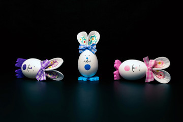 Easter eggs. Easter bunny. Easter symbolism