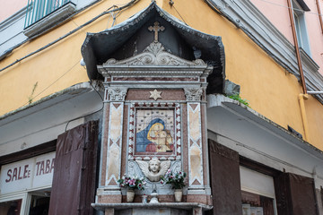 By the road chapel. Procida
