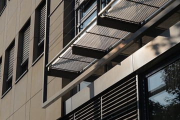 Fototapeta premium Moderne Stahl-Beton-Glas-Architektur