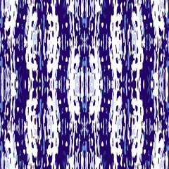 Spots, Ikat. Tie Dye, Batik. Seamless Pattern. 