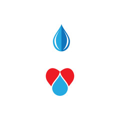 Fototapeta premium Water drop Logo Template vector