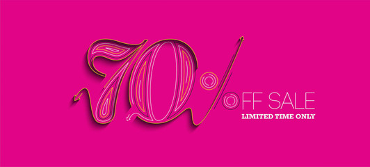 80% OFF Sale Discount Banner. Discount offer price tag.  Vector Modern Sticker Illustration.