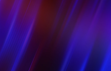 Abstract dark background with blue and pink neon glow. Neon light lines, waves.