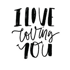 Love. Hand lettering illustration for your design