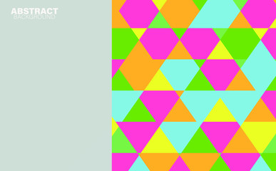Abstract modern geometric background vector design