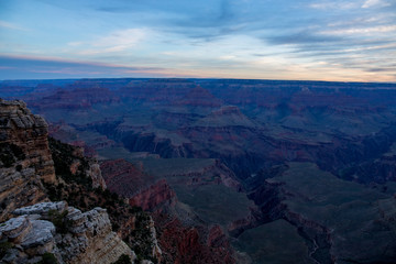 Fototapeta na wymiar Sunset view of the Grand Canyon