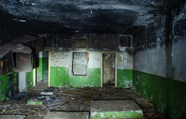 Old abandoned soviet miltary bunker