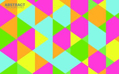 Abstract modern geometric background vector design