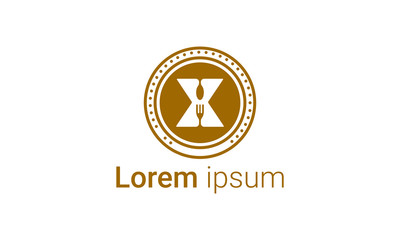 chef and food logo design vector template