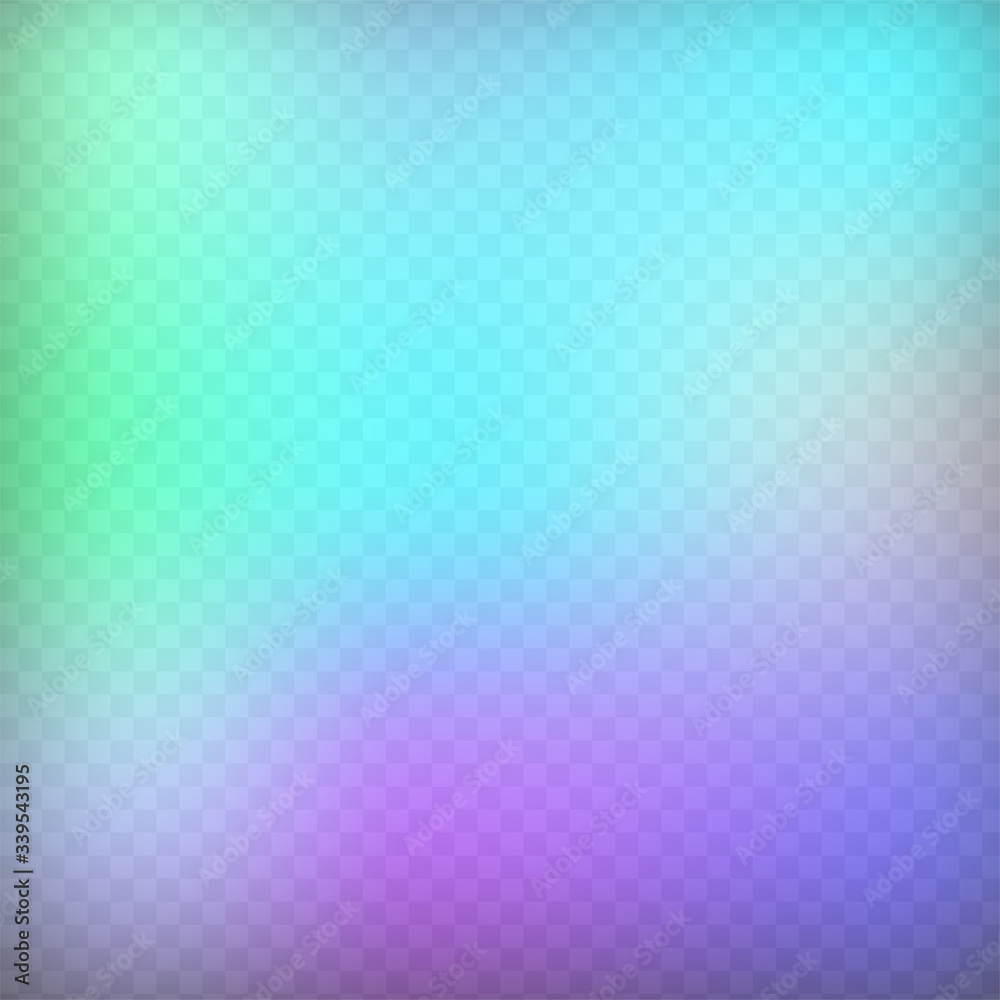 Wall mural Multicolored mesh gradient on black background. Vector illustration