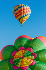 Fototapeta premium Hot Air Balloon Over Hot Air Balloon