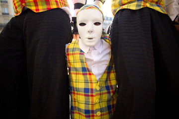 Fototapeta premium Ambiance durant un carnaval en ville