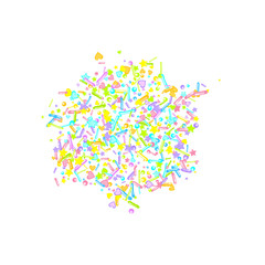 Sprinkles grainy. Cupcake dessert bakery confetti
