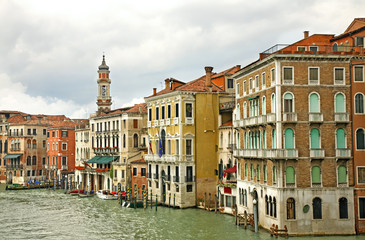Grand canal in Venice. Region Veneto. Italy