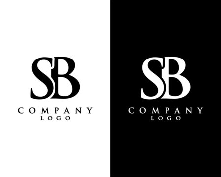 letter SB, BS abstract Company logo design. vector logo for company identity