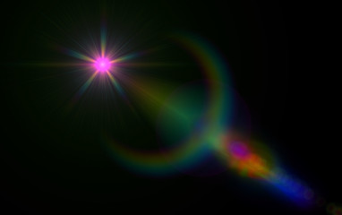 Modern lens flare red background streak rays (super high resolution)	