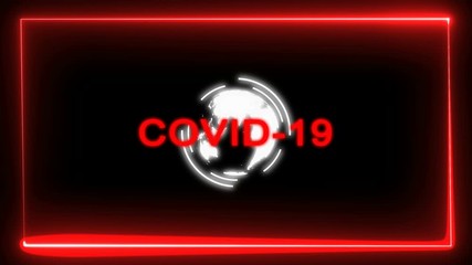 World futuristic interface dashboard digital ai for rotate scanning data map navigator for stop covid 19 virus covid-19 or corona protected Help protect For world and people stop virus - Powered by Adobe