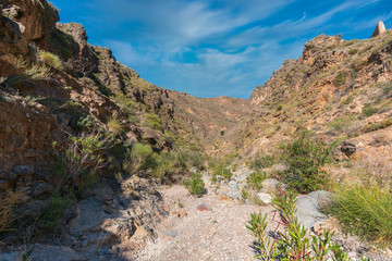 El Cid ravine in the municipality of Berja (Spain)