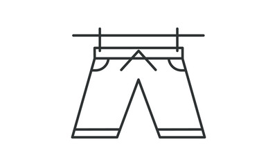 Shorts, clothes, fashion, garment, men, pants, cotton, male, classic, men, suit, travel, clean, beach, pants, swim, wear, style free vector icon