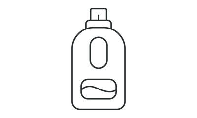 Softener, cleanser, detergent, laundry, liquid, soap, washing powder, wash, machine, clothing, dry, clean, chemical, remover, hygiene free vector icon