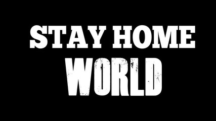 banner background stay home world, coronavirus epidemic microbe stay home live healthy life. epidemic disease COVID-19 text to encourage home stay abstract background. - Powered by Adobe