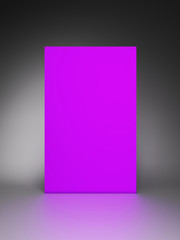 Abstract Minimal scene with podium and abstract background. Geometric shape. Violet pastel colors scene.
