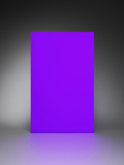 Abstract Minimal scene with podium and abstract background. Geometric shape. Violet pastel colors scene.