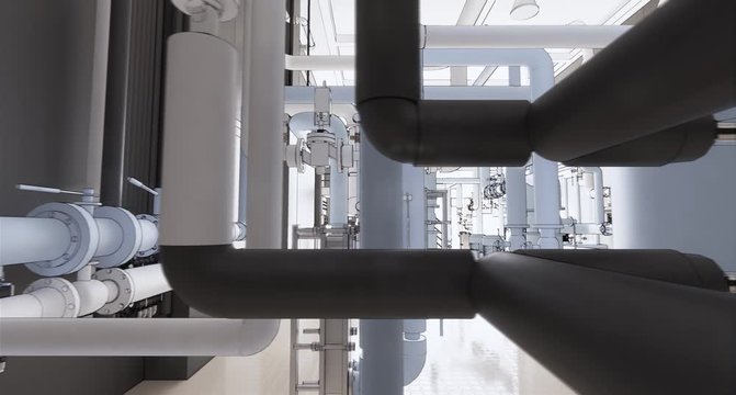 Visualization of the concept of BIM model utilities of the building	