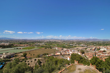 Fototapeta na wymiar Panorámica de Murcia, España