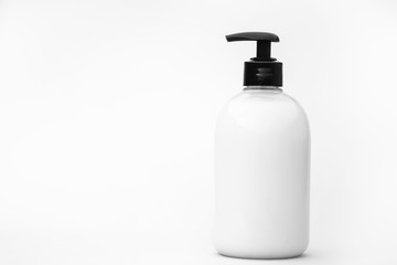 White bottle of soap
