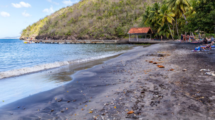 Fototapeta na wymiar The Martinique Beach Landscape